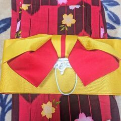 浴衣と帯のセット　Mサイズ
