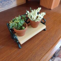 お話し中😊🦎ミニチュアの置物