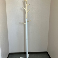 ニトリ　木製　ポールハンガー