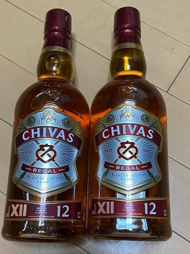 新品　CHIVAS１２REGAL (モルトグレーンウィスキー)2本セット　e