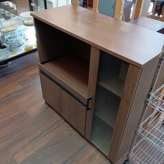 NITORI　キッチンカウンター　キッチン収納　レンジ台　スライ...