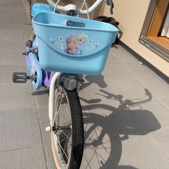 アナ雪16インチ自転車の画像