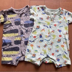 breeze ロンパース2枚セット　サイズ60 ベビー服