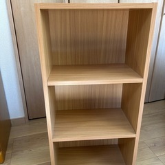 3段カラーボックス