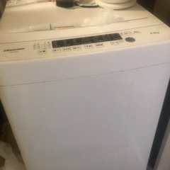 ハイセンス全自動洗濯機　5.5kg