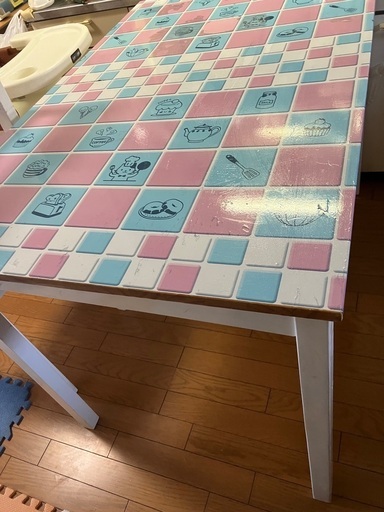 ベビー椅子付き、ダイニングセット