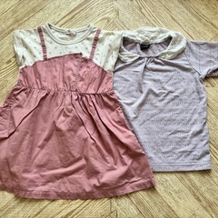 100cm 女の子 Tシャツ 2セット