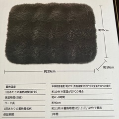 新品 充電式 湯たんぽの画像