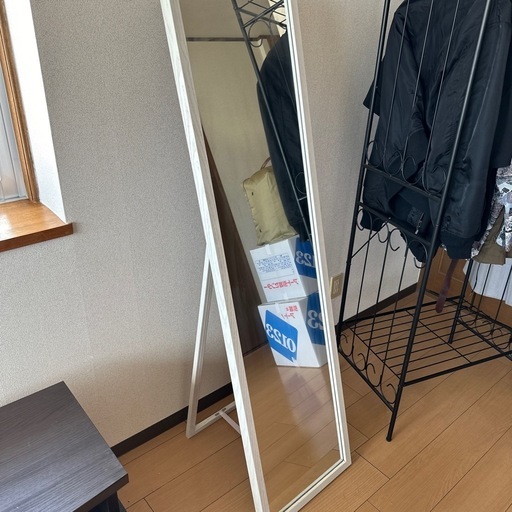 姿見　ニトリ　白　ホワイト