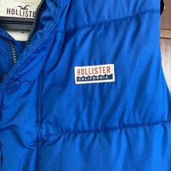 【HOLLISTER ホリスター】【メンズ ダウンベスト】🦺古着　Sサイズの画像