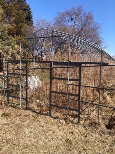 【値下げしました】ビニールハウス【購入者解体希望】