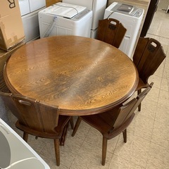 カリモク ダイニングテーブル&椅子4脚セット ※2400010486951