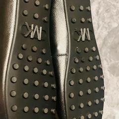 新品未使用　MICHAEL KORS ブラック モカシン ローファー ビジネスシューズ ビジネス 黒　の画像