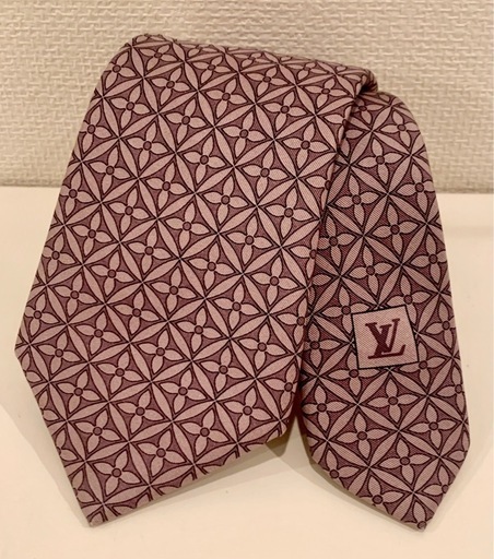 LOUIS VUITTON ネクタイ イタリア製 シルク ルイ ヴィトン モノグラム