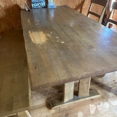 6人用ダイニングテーブルセットの画像