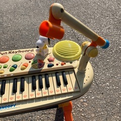 Fun FunキーボードDX スヌーピーといっしょ キーボード ピアノ おもちゃ　の画像