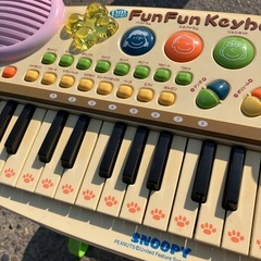 Fun FunキーボードDX スヌーピーといっしょ キーボード ピアノ おもちゃ　の画像
