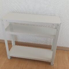スチールラック 白