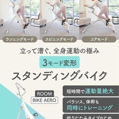 エアロバイク　立ち漕ぎ