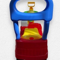 おもちゃ　子供乗り物　ショベルカー　の画像