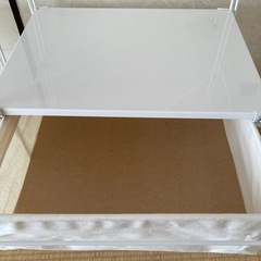 無印良品 棚 ラック スチールユニットシェルフ 大 ライトグレー3台の画像