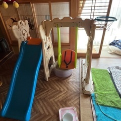滑り台&ブランコ　スクランブルプレイセンター