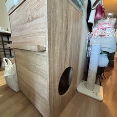 【3/4まで】猫家具　トイレ収納