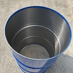 上下天板カット済みドラム缶 筒状 200L 泉大津市 堺市の画像