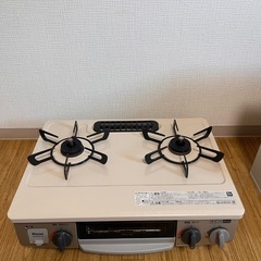 【Rinnai】23年製LP用ガスコンロ2口（かなり美品）※魚焼きグリル未使用です！