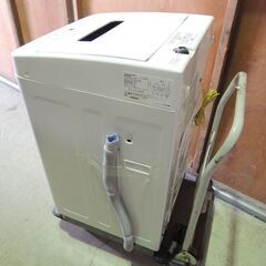 △アイリスオーヤマ 全自動洗濯機 IAW-T451 動作品 ホワイト 4.5kg 2021年製 洗濯機/管理6049の画像