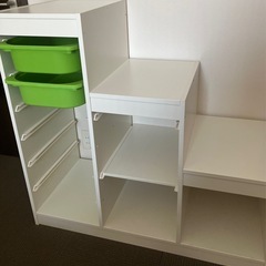 IKEAトロファスト階段タイプ　ケース小2付き　イケア