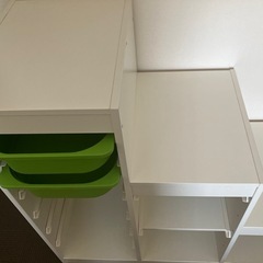 IKEAトロファスト階段タイプ　ケース小2付き　イケアの画像