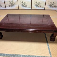 座卓、(150×90)家具調コタツあげます(^^)
