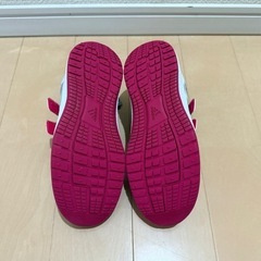 adidasスニーカー未使用品ピンク箱無しの画像