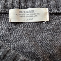 【古着】BACK NUMBER セーターの画像