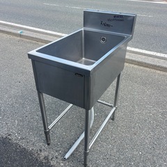☆中古品  タニコー1槽シンク  450×600×1040  厨...