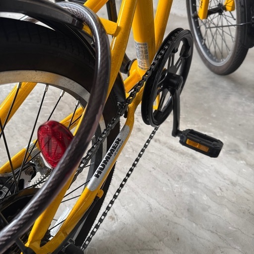 Hummer 折り畳み自転車 ライト、鍵、説明書付き