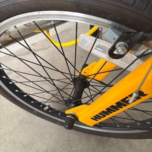 Hummer 折り畳み自転車 ライト、鍵、説明書付き