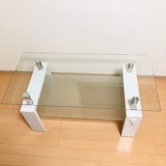 【取引決定】ガラステーブルの画像