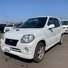 総額34.8万円 スズキ Kei スポーツ 車検2年 5MT フルタイム4WD ターボ 電格ミラー ナビ ETCの画像