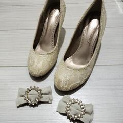 【Mサイズ】2WAYレースパンプスの画像