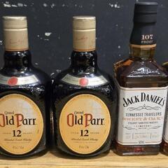 ウイスキーセット　A0 1本　Old Parr 2本　JACK ...