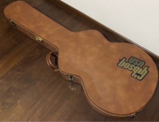 Gibson USA Guitar Hard Case Brown es-335 es-330 Epiphone Casino ハードケース ギブソン セミアコ フルアコ 純正 ブラウンハードケース