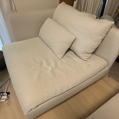 【お引取先確定】ソーデルハムン(ホワイト)1人掛けソファ