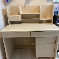 スマートアイ コンパクトデスク 学習机 LOOK ライトナチュラルの画像