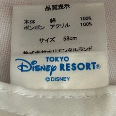 ディズニー キャップ ポンポン 3個セットの画像