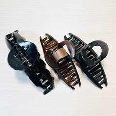 【値下げしました】ヘアクリップセット/多毛さんにも/ヘアアクセ/ヘアアクセサリー/バンスクリップの画像