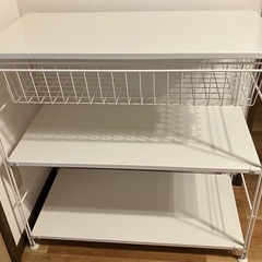 取引中　無印良品スチールユニットシェルフセット　　の画像