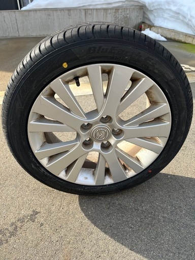 新品タイヤ+ホイール　ヨコハマタイヤ　215/50r17