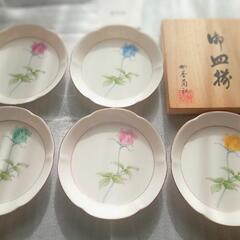 香蘭社　プリンセスローズ　中皿 　未使用　新品　木箱入り
